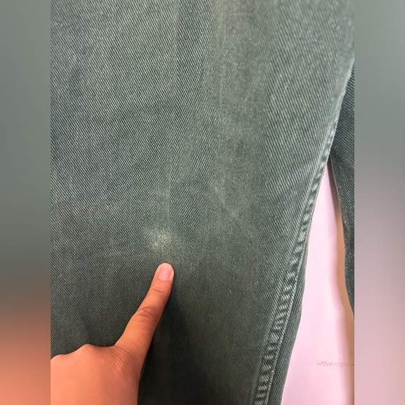 LEVI’S 912 Vtg 80s USA MADE Slim Fit Tapered Leg Orange tag Green Jeans tag 11 M - Picture 6 of 12